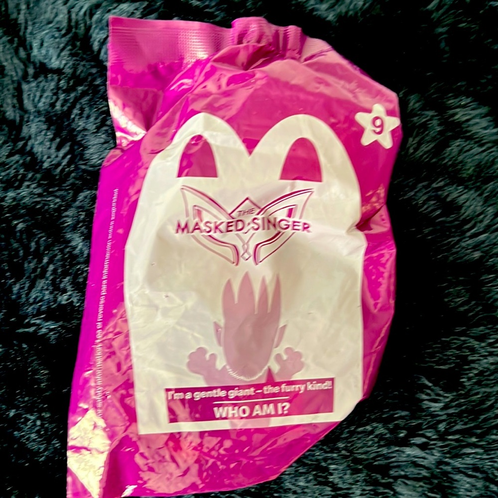 McDonald’s Happy Meal toy: The Masked Singer #9